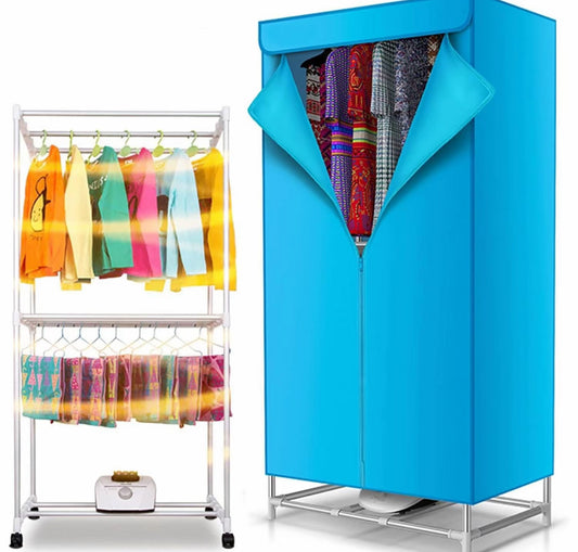 Armadio Stendino Elettrico Asciugabiancheria Portatile – Asciuga, Protegge e Organizza i Tuoi Vestiti in Poco Spazio!