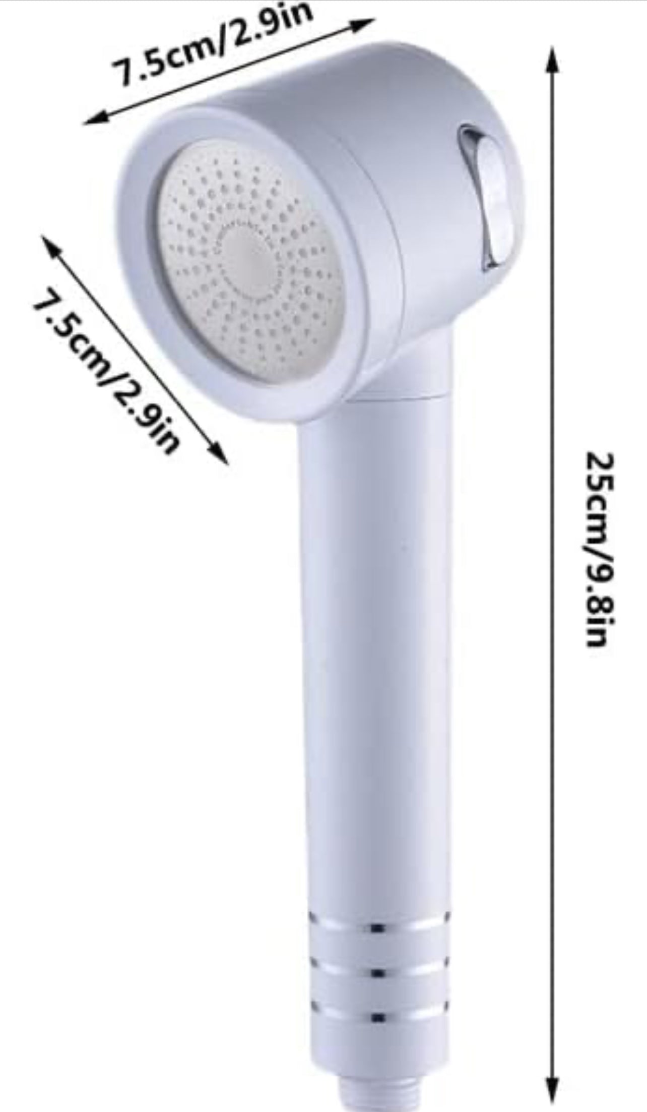 Soffione doccia portatile con spazzola portatile che massaggia la doccia a mano Potente Multi-Jet - BDIT ACCESSORI