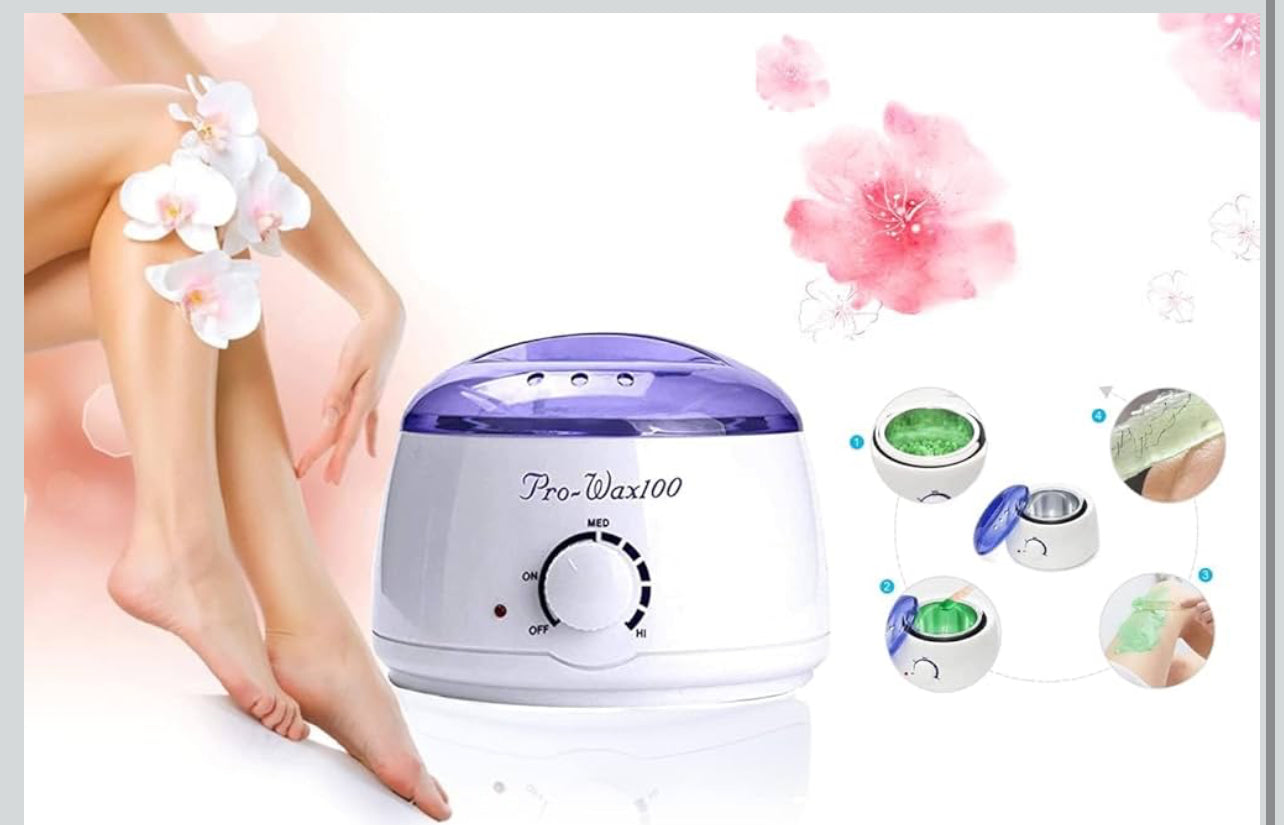 Bdit ACCESORI Scaldacera Elettrico Professionale 100w per Tutti i Tipi di Cera - Controllo della Temperatura Regolabile e Sicurezza Termica Integrata - BDIT ACCESSORI