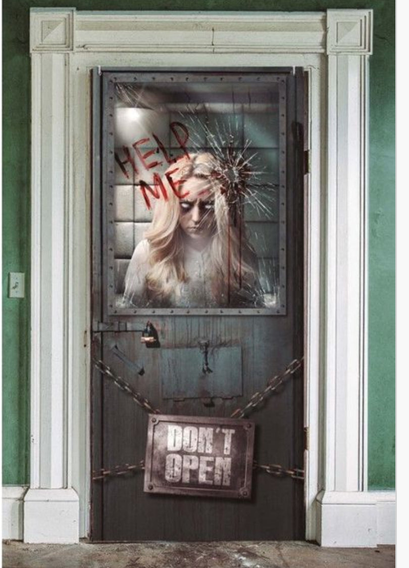 Decorazione Porta Halloween 180x80 cm – Trasforma la Tua Casa in un Brivido!