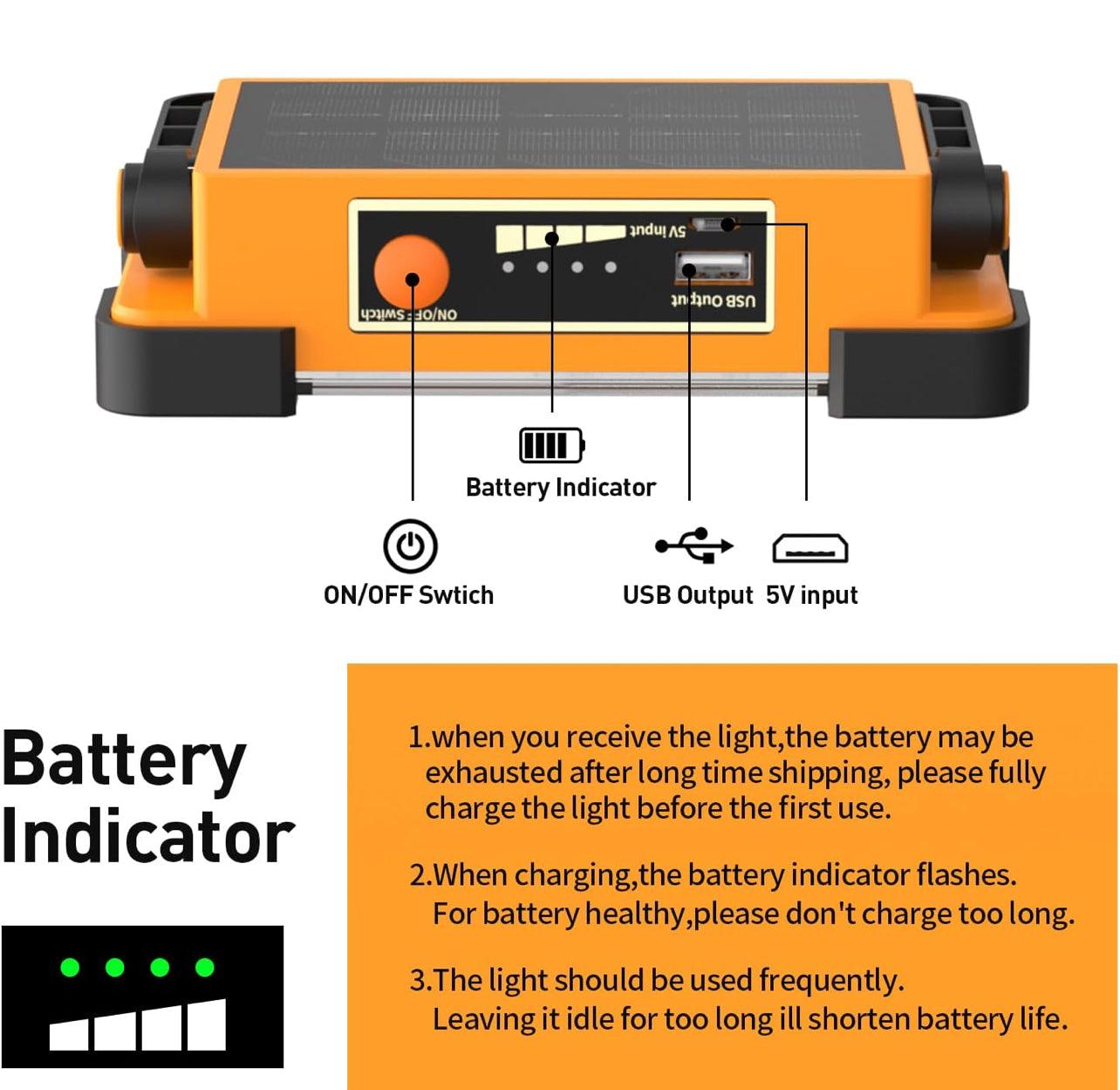 Faretto LED da Esterno, Proiettore LED Solare Portatile Luce Di Inondazione Ricaricabile Pannello Fotovoltaico For Esterni Torcia Di Emergenza IP66 Impermeabile ,per Giardino Corridoio Cortile 30w - BDIT ACCESSORI