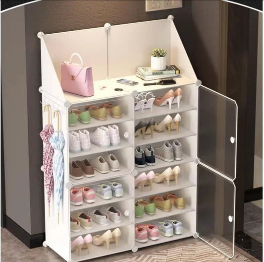 Bdit accessori -Scarpiera Modulare con Sportelli Trasparenti – L’Organizzazione Perfetta per la Casa - BDIT ACCESSORI