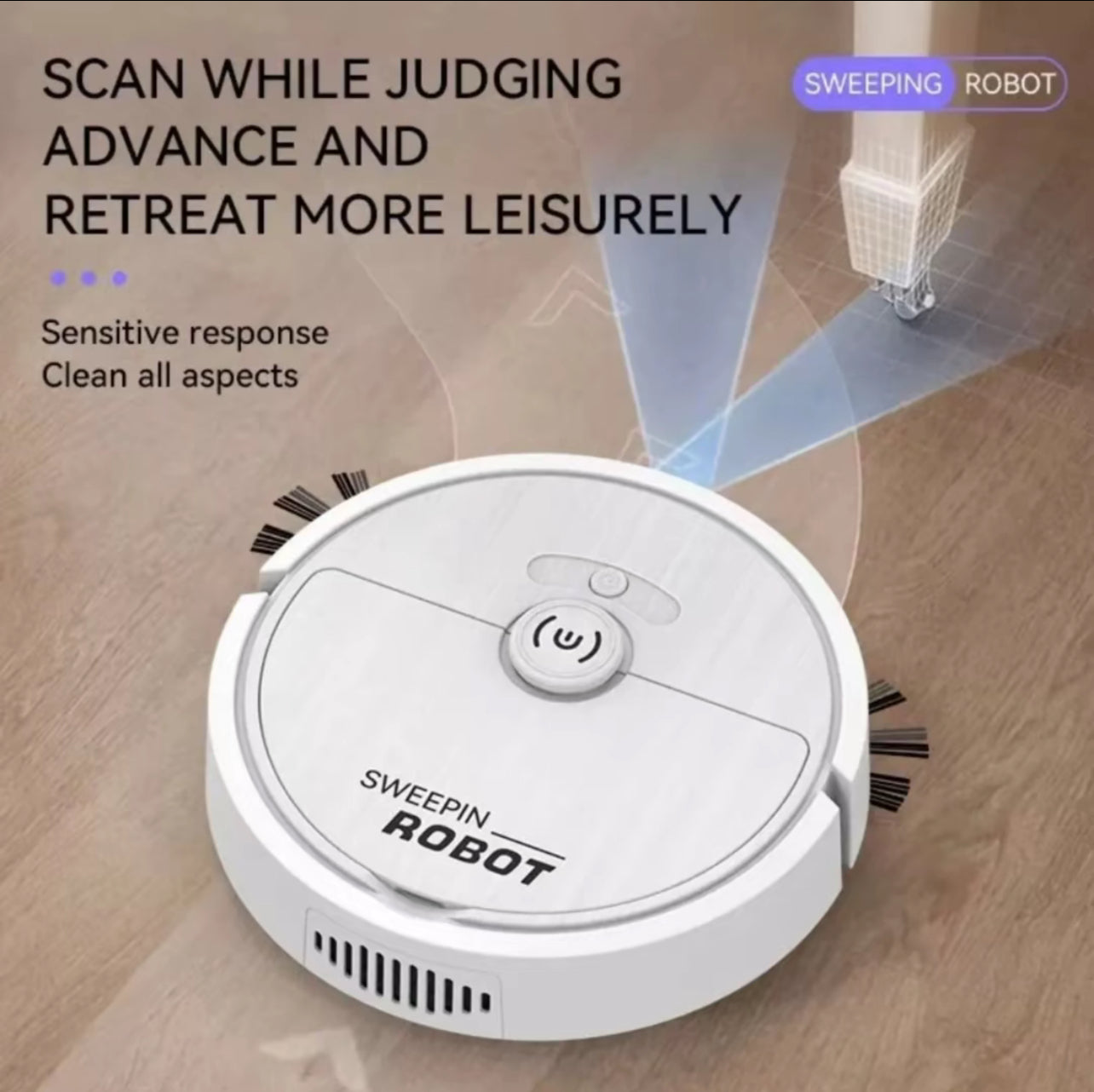 Bdit accessori -Robot Aspirapolvere Intelligente – Pulizia Automatica e Silenziosa - BDIT ACCESSORI