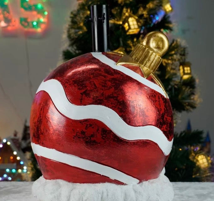 🎄 Base per Albero di Natale Gigante / Casetta Gnomi in Resina - Decorazione Natalizia Esclusiva 🎅