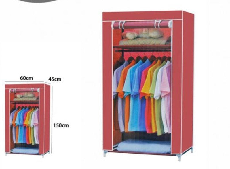 Guardaroba Portatile in Tessuto Salvaspazio - Soluzione di Stoccaggio 60x45x150 cm