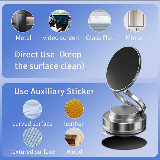 Supporto Magnetico Smartphone per Auto – Regolabile a 360° e Ultra Stabile