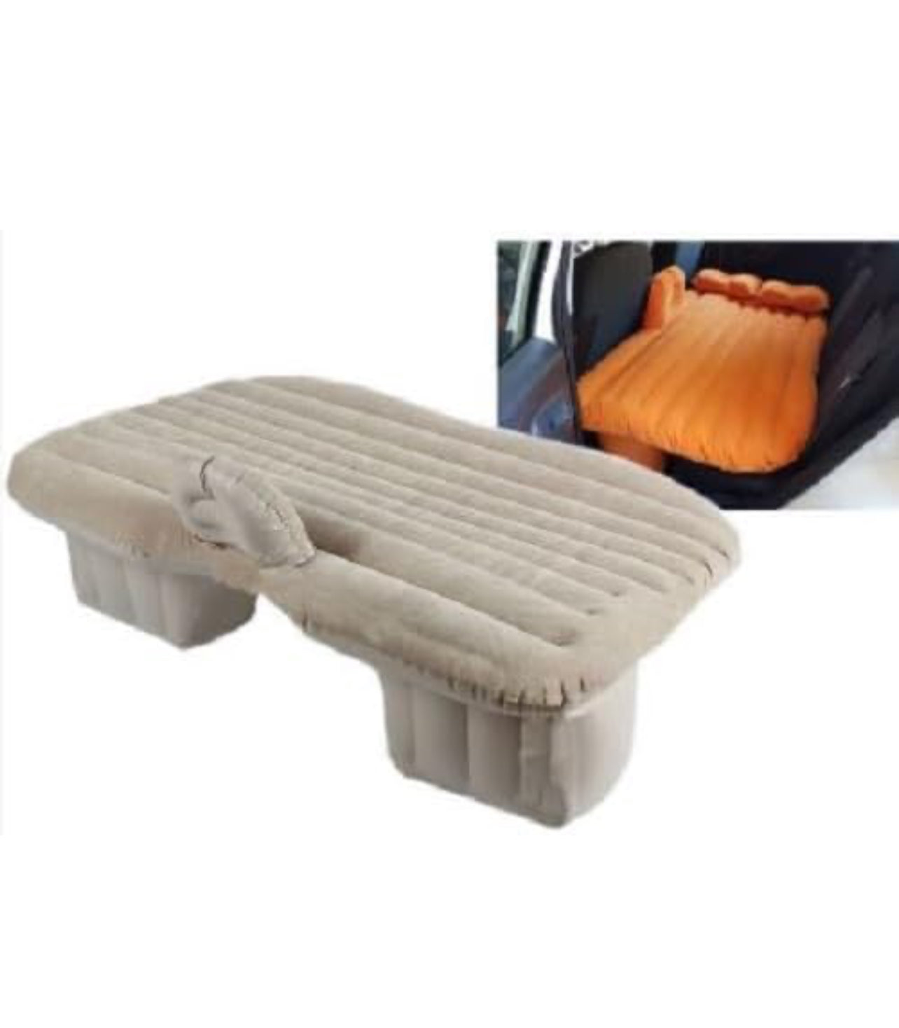 Materasso Gonfiabile Auto per Sedile Posteriore – Letto Gonfiabile Doppio con Cuscini Inclusi – Kit Compressore Elettrico + Kit Riparazione – Vari Colori – Ideale per Viaggi, Campeggio, Riposo - BDIT ACCESSORI