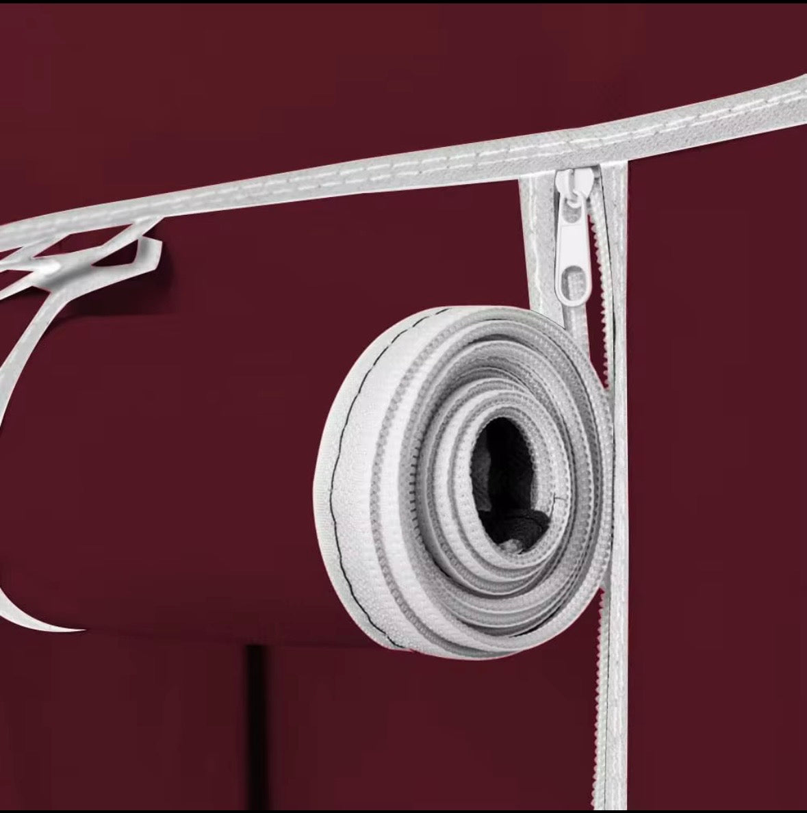 Guardaroba XXL in Tessuto Componibile 170x45x170 cm - Mobile Organizzazione e Salvaspazio Rosso