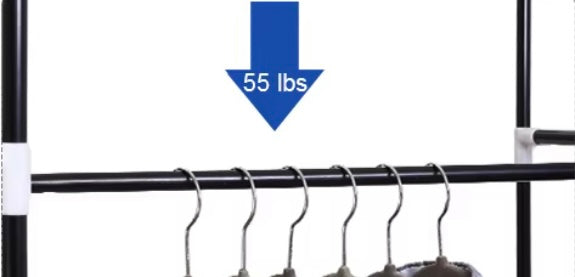 Guardaroba XXL in Tessuto Pieghevole 130x45x175 cm