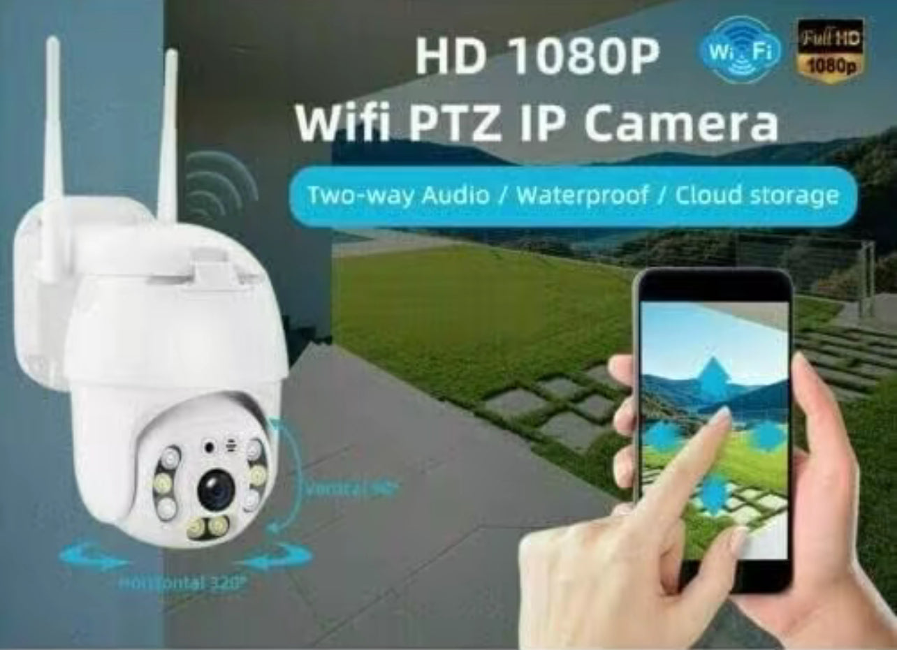 Telecamera WiFi da Esterno 1080P HD con Visione Notturna , Rilevamento Movimento e Audio Bidirezionale - BDIT ACCESSORI