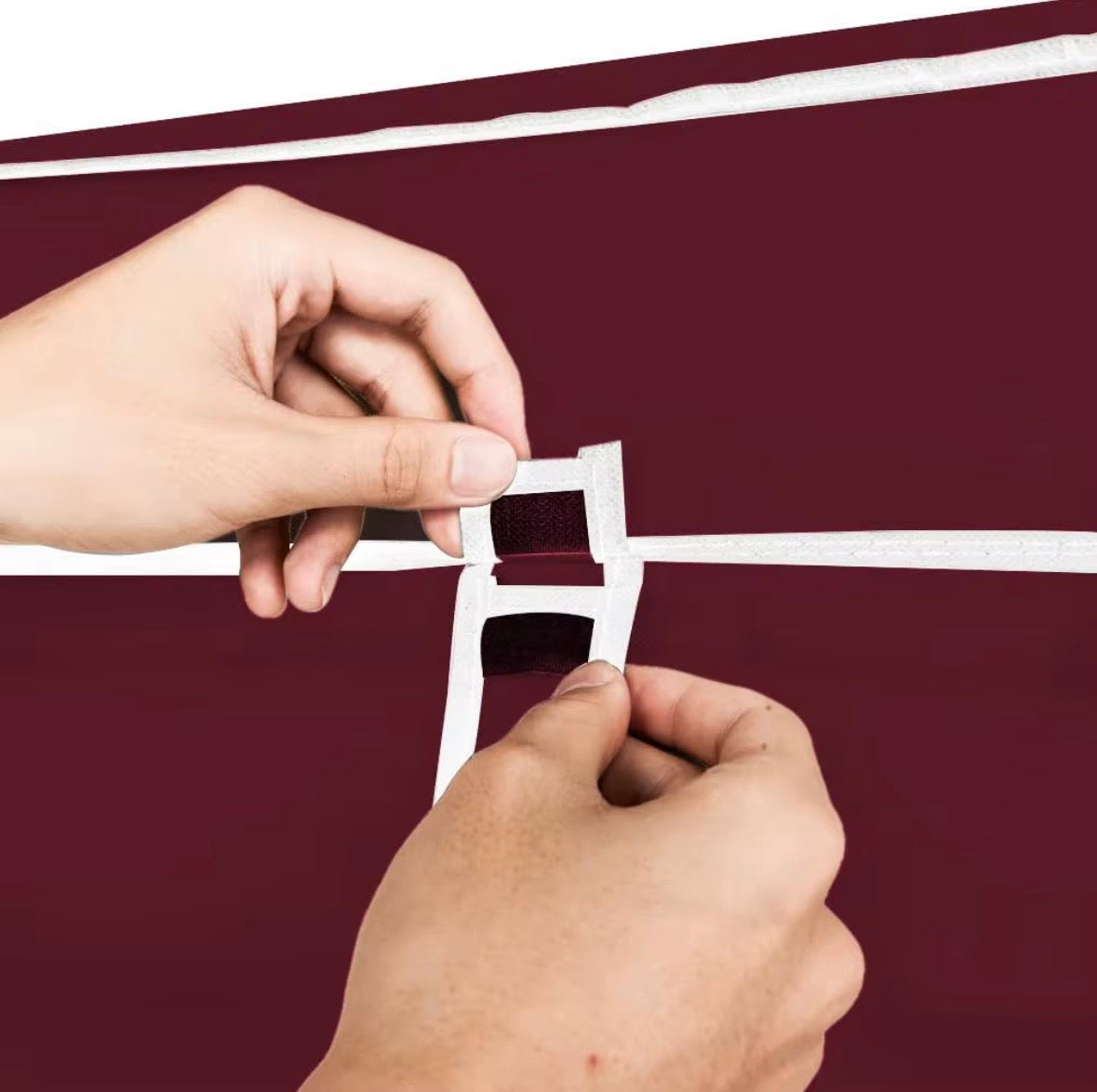 Guardaroba XXL in Tessuto Componibile 170x45x170 cm - Mobile Organizzazione e Salvaspazio Rosso