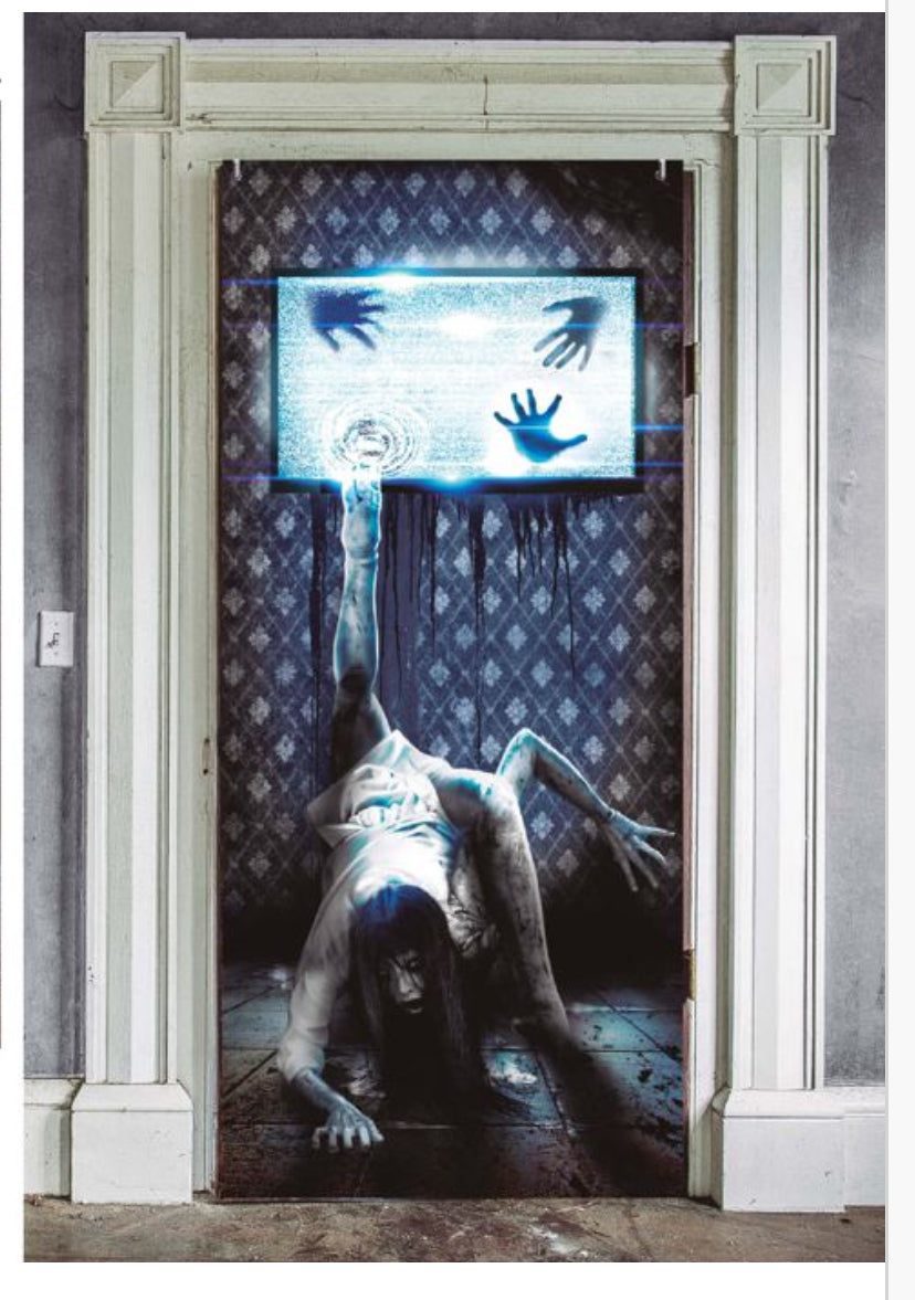 Decorazione Porta Halloween 180x80 cm – Trasforma la Tua Casa in un Brivido!