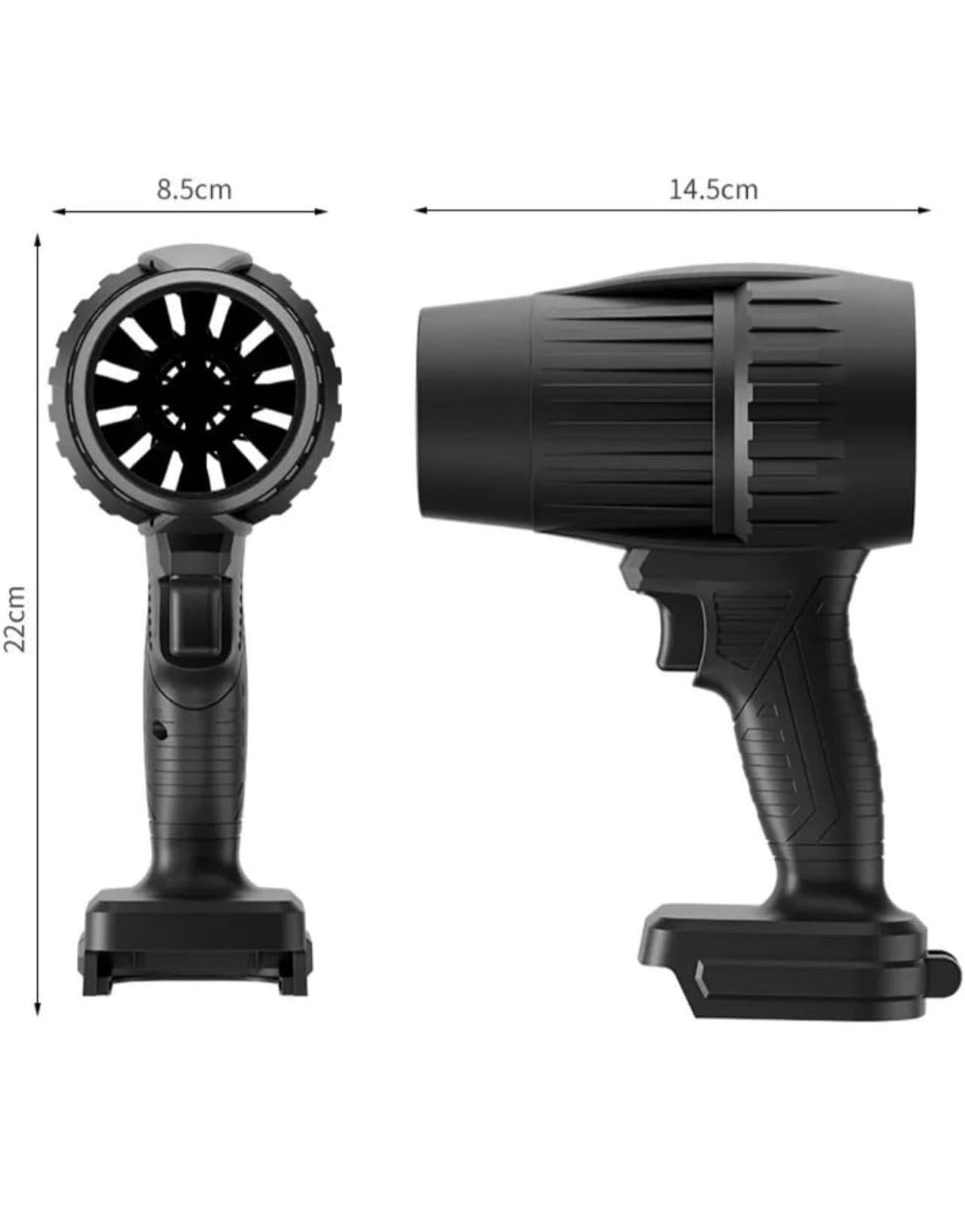 Soffiatore a Batteria 48V Portatile – Con 2 Batterie Ricaricabili, Caricatore Incluso, Potente e Leggero per Foglie e Polvere - BDIT ACCESSORI