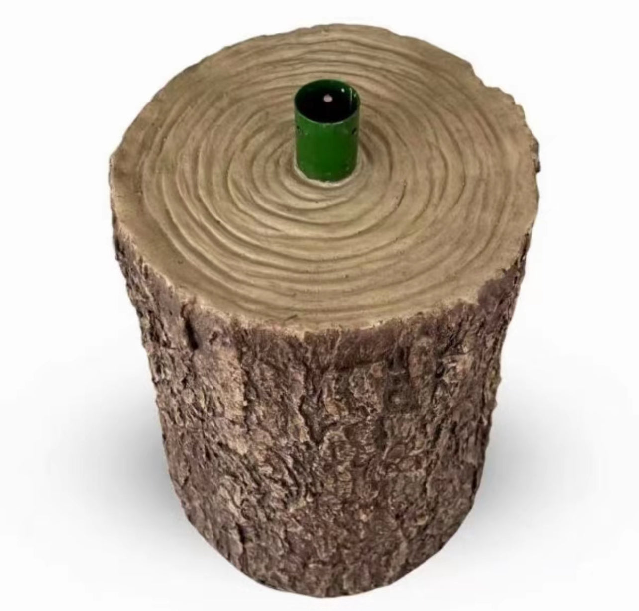 Base Ceppo per Albero di Natale – Supporto Decorativo in Finto Legno