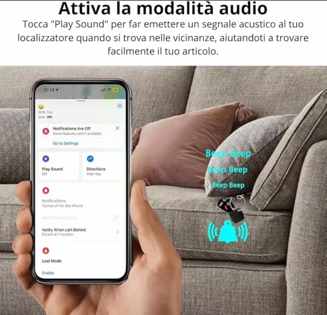 📍 Localizzatore Smart Bluetooth – Compatibile con Apple Find My - BDIT ACCESSORI