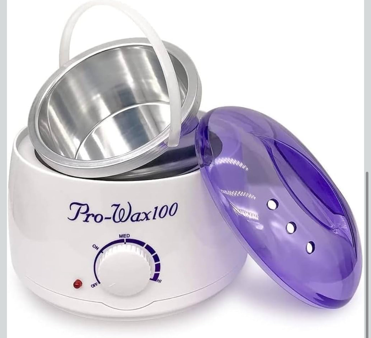 Bdit ACCESORI Scaldacera Elettrico Professionale 100w per Tutti i Tipi di Cera - Controllo della Temperatura Regolabile e Sicurezza Termica Integrata - BDIT ACCESSORI