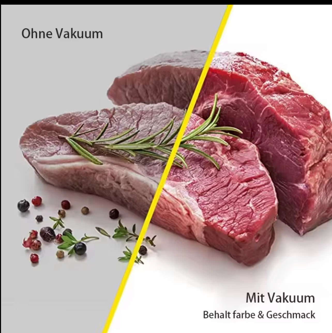 Seal-A-Matic Sigillatrice Sottovuoto Automatica per Alimenti – Macchina Sottovuoto per Conservazione di Verdura, Frutta, Carne – Con 10 Sacchetti Inclusi - BDIT ACCESSORI