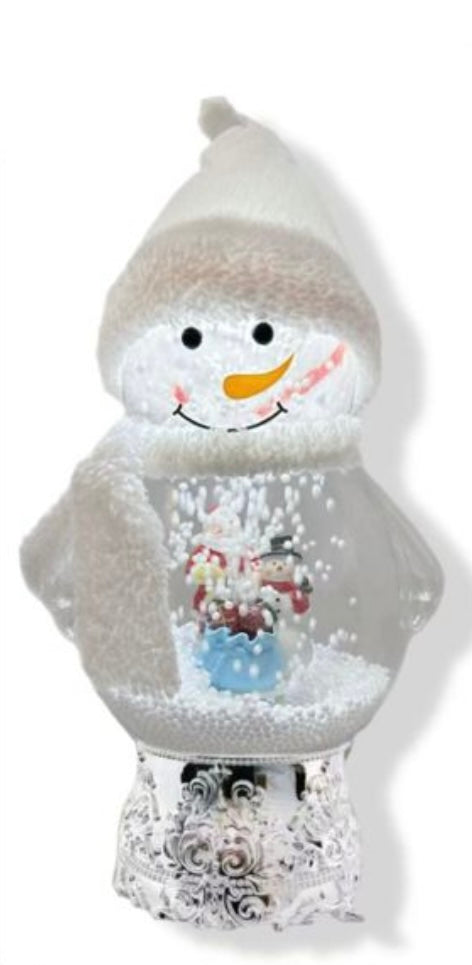 Palla di Neve Luminosa Pupazzo di Neve