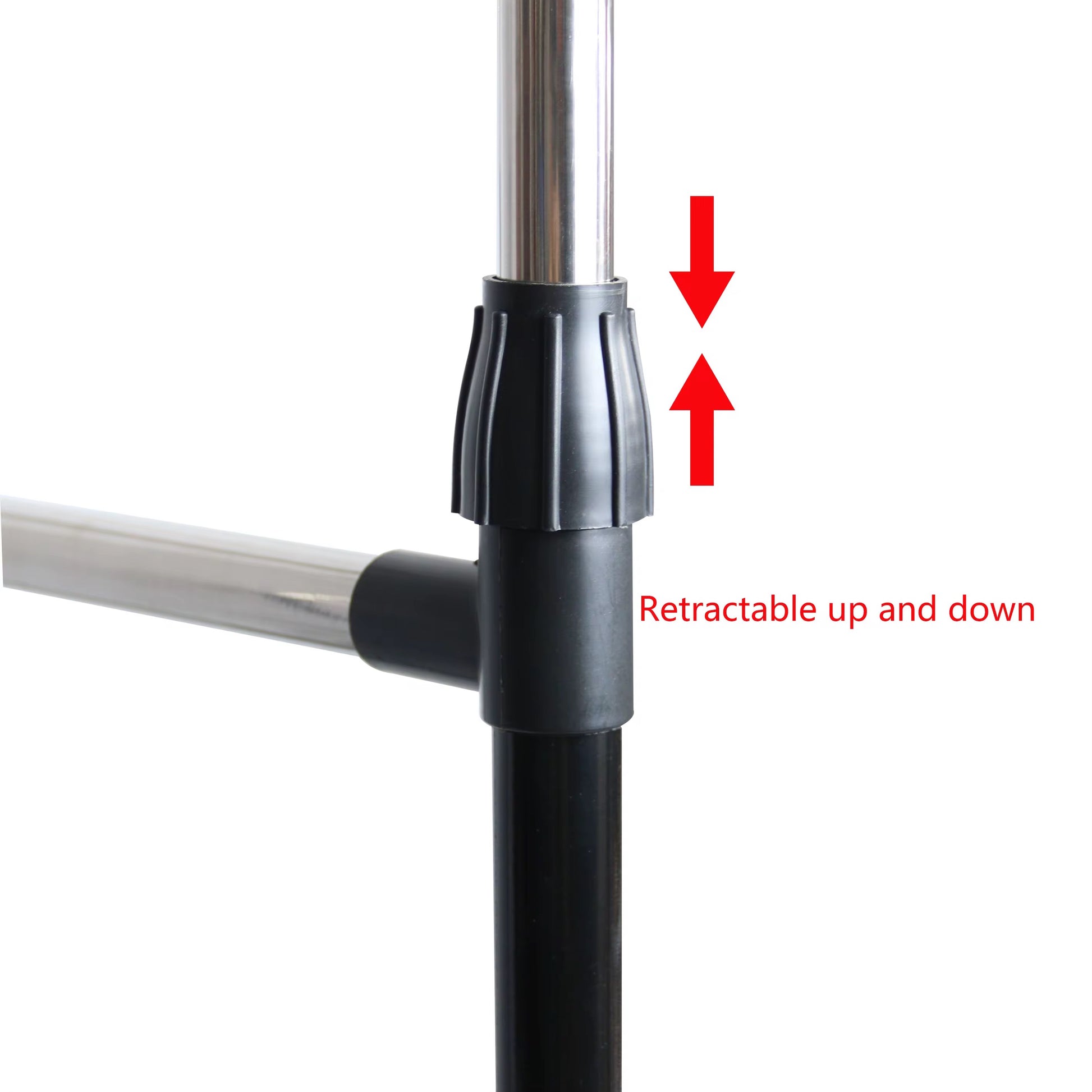 Appendiabiti regolabile in altezza e larghezza, ideale per organizzare vestiti, giacche e accessori in casa. - BDIT ACCESSORI