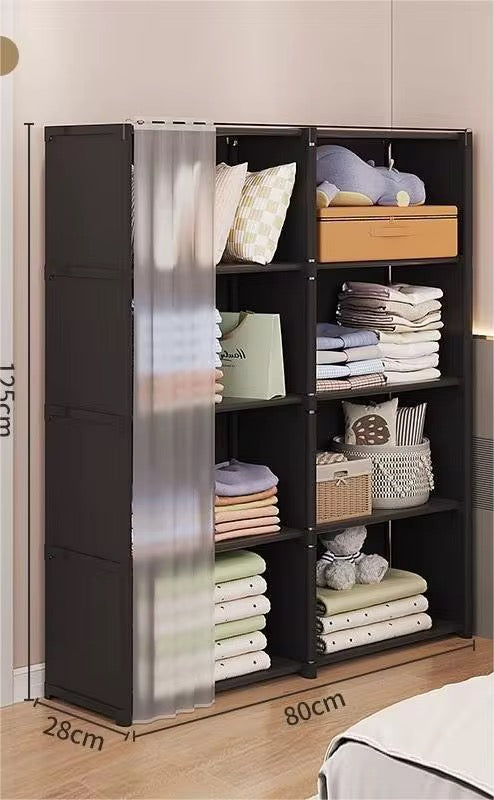 SCARPIERA E APPENDIABITI
A DOPPIA FILA
MULTIFUNZIONALE misure(155x28x80)