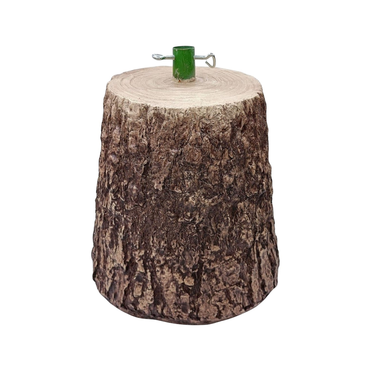 Base Ceppo per Albero di Natale – Supporto Decorativo in Finto Legno