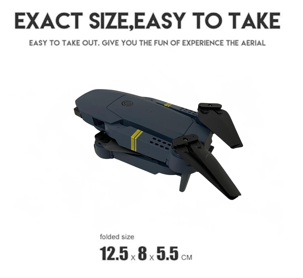bdit accessori Drone 998 PRO Pieghevole con Telecamera Telecomando FPV Wi Fi APP per Principianti e Ragazzi - BDIT ACCESSORI