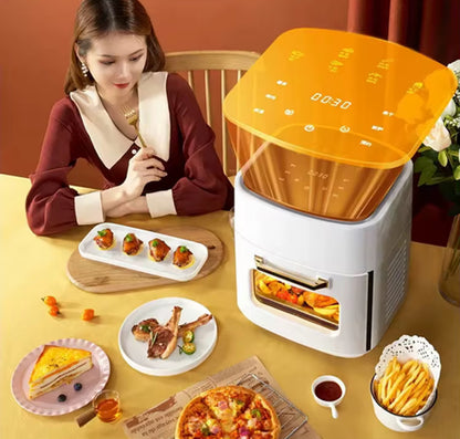 Friggitrice ad Aria Multifunzione 15L con Touch Screen – Cottura Sana, Veloce e Versatile