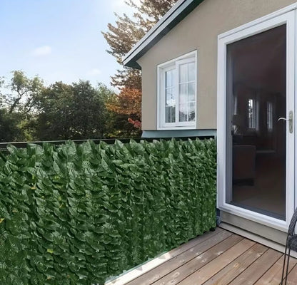 Bdit accessori-Siepe artificiale decorativa in rotolo 300x50 cm – Recinzione sintetica verde per giardino, balcone e terrazza - BDIT ACCESSORI