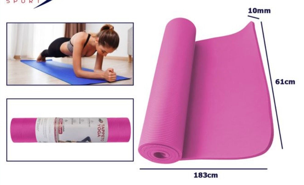 🧘‍♀️ Tappetino Yoga Antiscivolo – Comfort, Stabilità e Stile