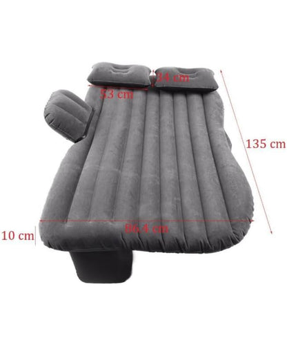Materasso Gonfiabile Auto per Sedile Posteriore – Letto Gonfiabile Doppio con Cuscini Inclusi – Kit Compressore Elettrico + Kit Riparazione – Vari Colori – Ideale per Viaggi, Campeggio, Riposo - BDIT ACCESSORI