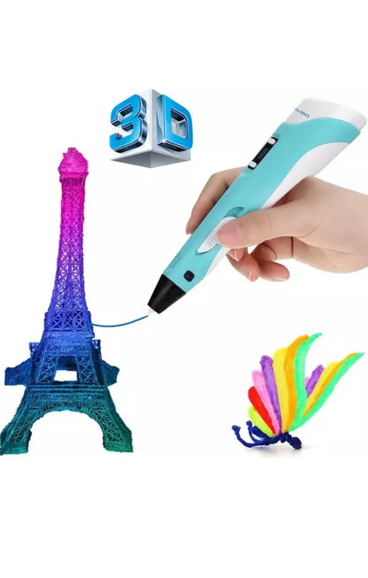 Penna 3D + Filamenti PLA 36 metri (2 fluorescenti) + Istruzioni in italiano e guida illustrata gratuita – Penna 3D professionale, cose utili, idee regalo dammi qualche parola Richter a di questo prodotto