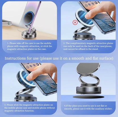 Supporto Magnetico Smartphone per Auto – Regolabile a 360° e Ultra Stabile