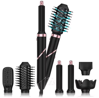 Asciugacapelli Professionale 6 in 1 – Styling Completo in un Solo Strumento