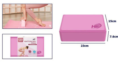 Blocco Yoga (Mattoncino) HB SPORT - Supporto Essenziale per la Tua Pratica
