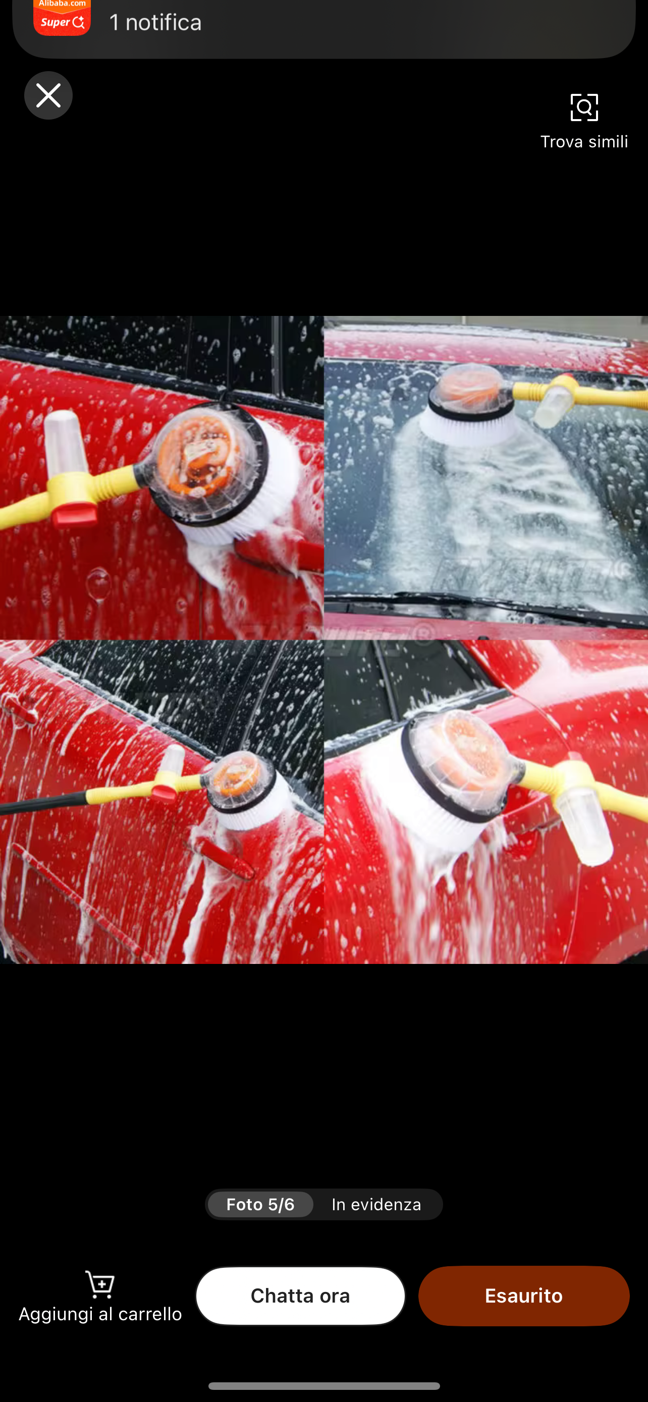 Kit Spazzola Multifunzionale per Lavaggio Auto, Pavimenti e Finestre – Spazzola Rotante con Serbatoio Detergente