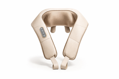 Massaggiatore Cervicale Elettrico con Calore Shiatsu – Massaggio Profondo per Collo, Spalle, Schiena e Gambe – Senza Fili, Ricaricabile, Intensità Regolabile, Relax e Sollievo Dolori Muscolari