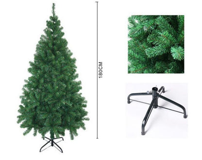 Albero di Natale Artificiale Pieno e Folto - Altezza 120 cm - L'Atmosfera Perfetta per il tuo Natale!