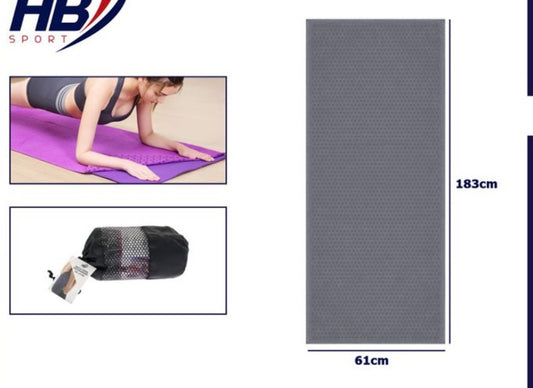 Tappetino Yoga Antiscivolo con Borsa – Comfort, Stile e Colori Moderni