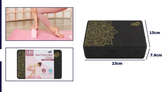 Mattoncino Yoga (Block) Premium HB Sport con Design Mandala – Stabilità e Stile