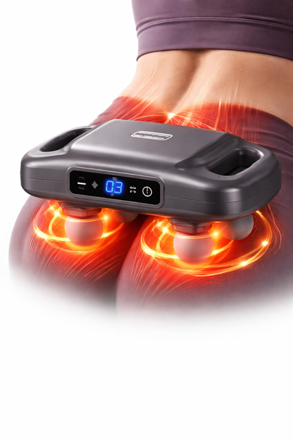 Massaggiatore Elettrico Corpo e Cervicale con Rulli Rotanti – Massaggio Profondo per Collo, Schiena, Vita, Gambe e Piedi – Intensità Regolabile, Design Ergonomico, Relax e Sollievo Muscolare