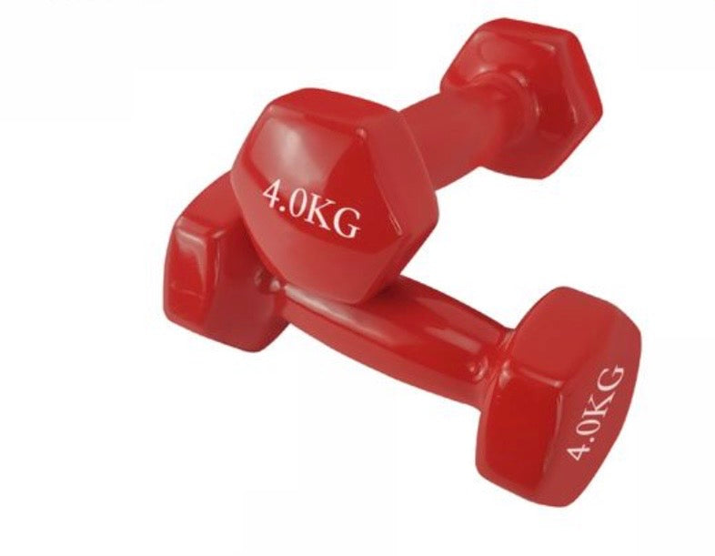 Manubrio Fitness – Pesi Esagonali in Vinile Antiscivolo per Allenamento Forza, Palestra e Casa