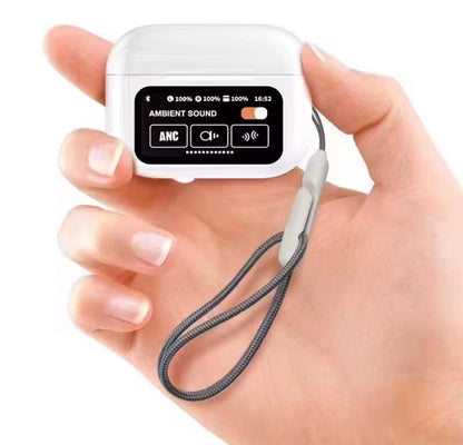 Auricolari Bluetooth 5.0 In-Ear con Riduzione Attiva del Rumore ANC, Modalità Trasparenza e Display LED a Colori – Cuffie Wireless con Ricarica Rapida, Custodia Portatile, Microfono HD - BDIT ACCESSORI