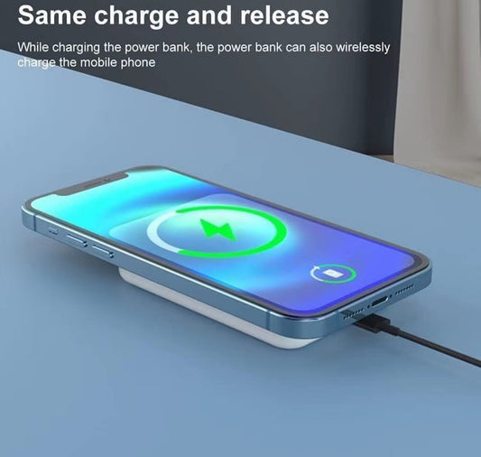 Power Bank, Magnetic PowerBank 10000 mAh, PD 22.5 W, Fast Charging, Portable Wireless Charger with iOS Input and Output LED Ndicator for iPhone 17/16/15/14/13/12/11/pro/pro max - BDIT ACCESSORI