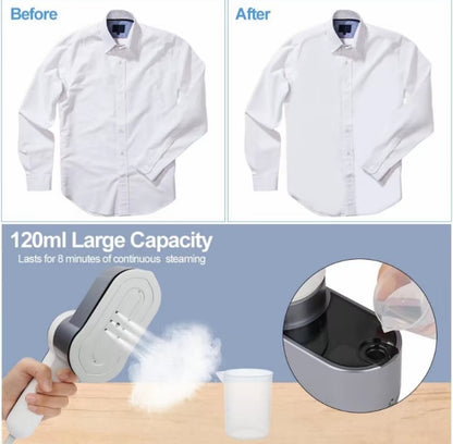 Ferro da Stiro Portatile con Display LED – 6 Modalità per Tessuti, Compatto da Viaggio, Stiratura Verticale e Orizzontale, Ideale per Lana, Cotone, Lino, Seta - BDIT ACCESSORI