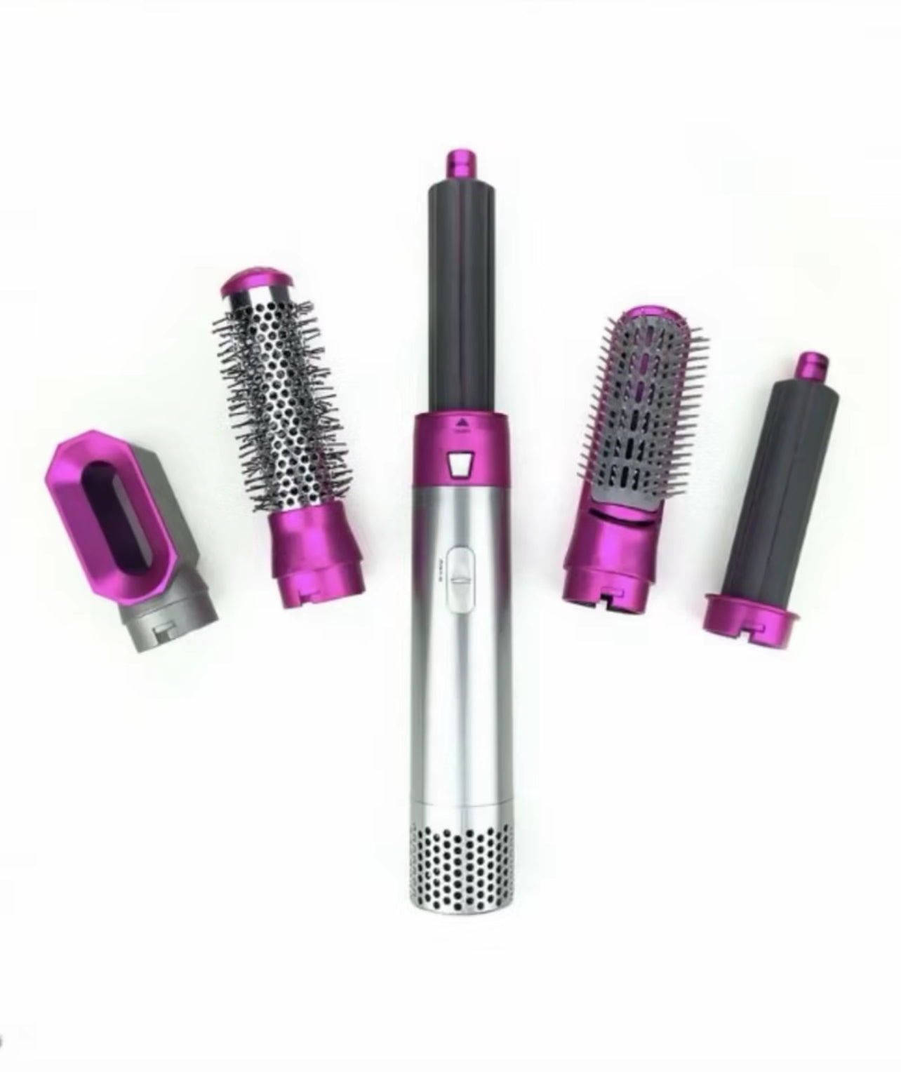 Styler Multifunzione 5 in 1 per Capelli – Asciuga, Modella e Dona Volume colore marrone