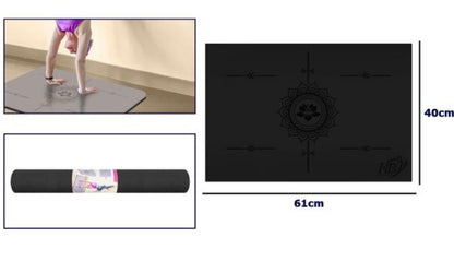 Tappetino Yoga Antiscivolo di Lusso con Allineamento Posturale - Perfetto per Ogni Pratica!