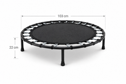 Mini Trampolino Fitness 103 cm BDIT Accessori – Trampolino Elastici Silenzioso Senza Molle, Palestra Casa Cardio Rebounder, Attrezzo Fitness Compatto per Allenamento Indoor, Ginnastica e Dimagrimento dfh - 07769