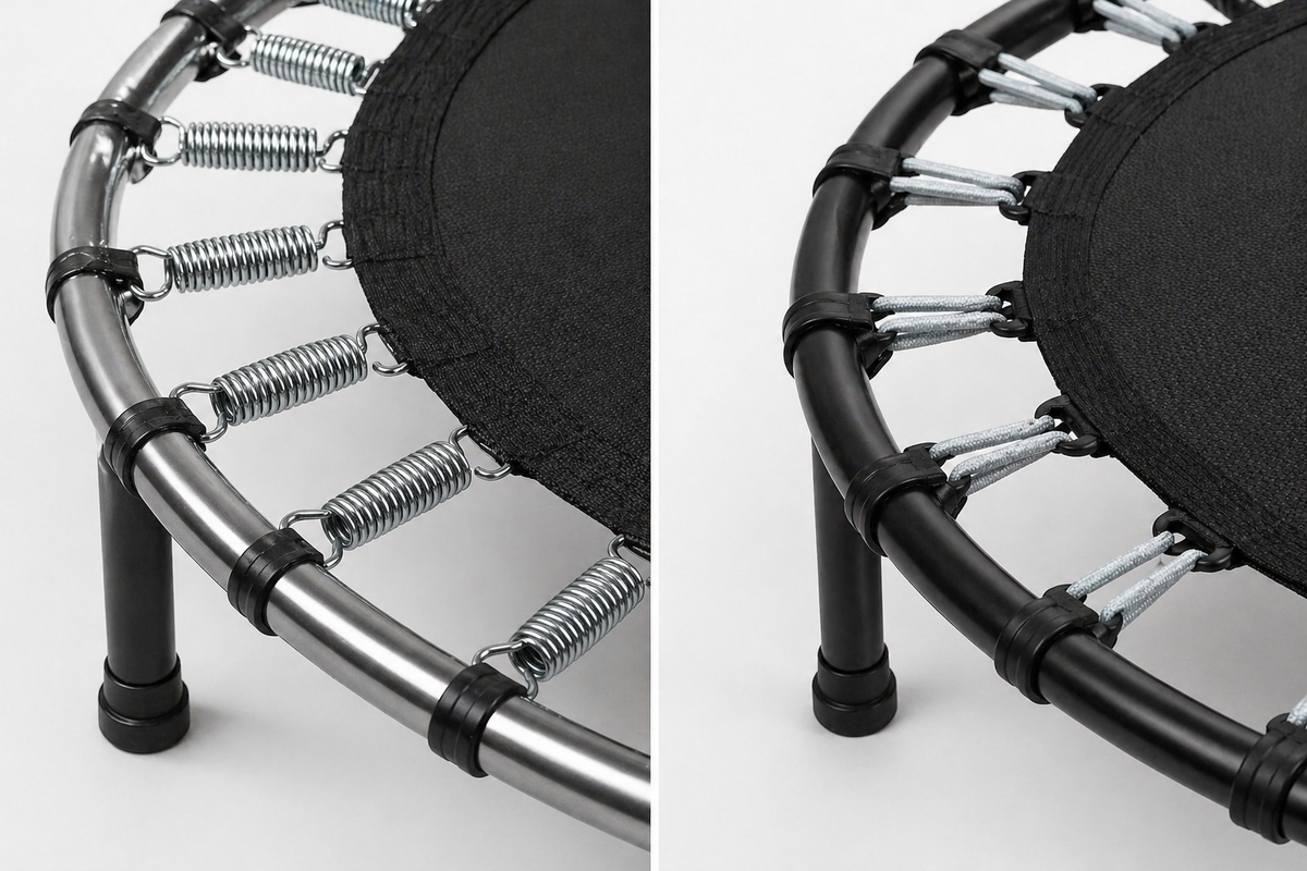Mini Trampolino Fitness 103 cm BDIT Accessori – Trampolino Elastici Silenzioso Senza Molle, Palestra Casa Cardio Rebounder, Attrezzo Fitness Compatto per Allenamento Indoor, Ginnastica e Dimagrimento dfh - 07769