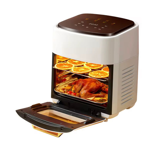 Friggitrice ad Aria Multifunzione 15L con Touch Screen – Cottura Sana, Veloce e Versatile
