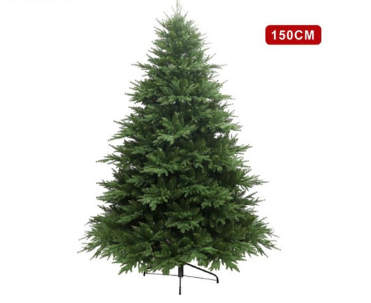 Albero di Natale Artificiale Pieno \bm{150 \text{ cm}} – Effetto Realistico Picea Verde Abete